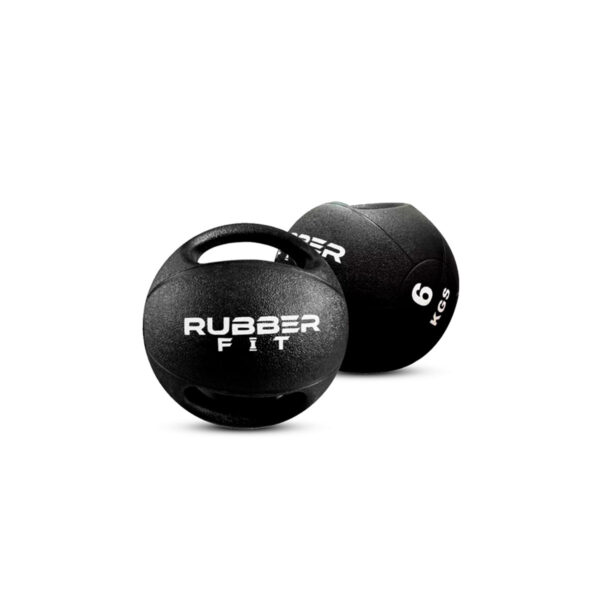 Medball de Caucho con Asas – 6 kg. - Imagen 3