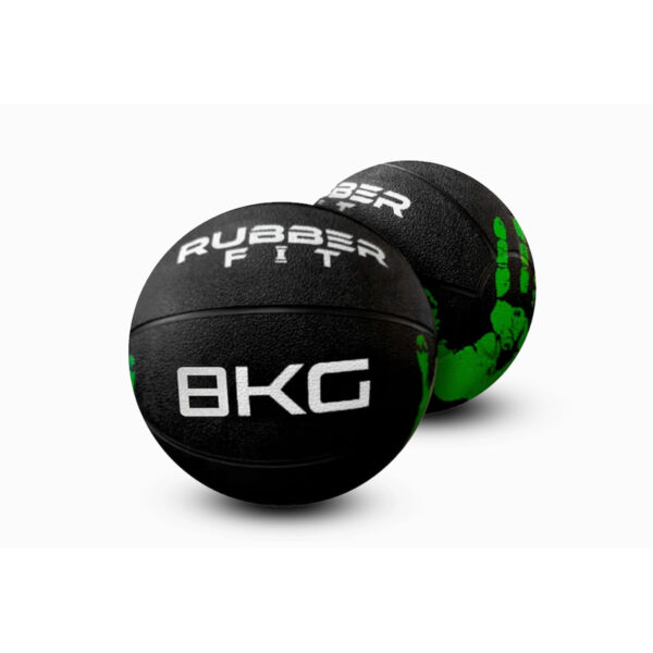 Medball de Caucho sin asas – 8 kg. - Imagen 3